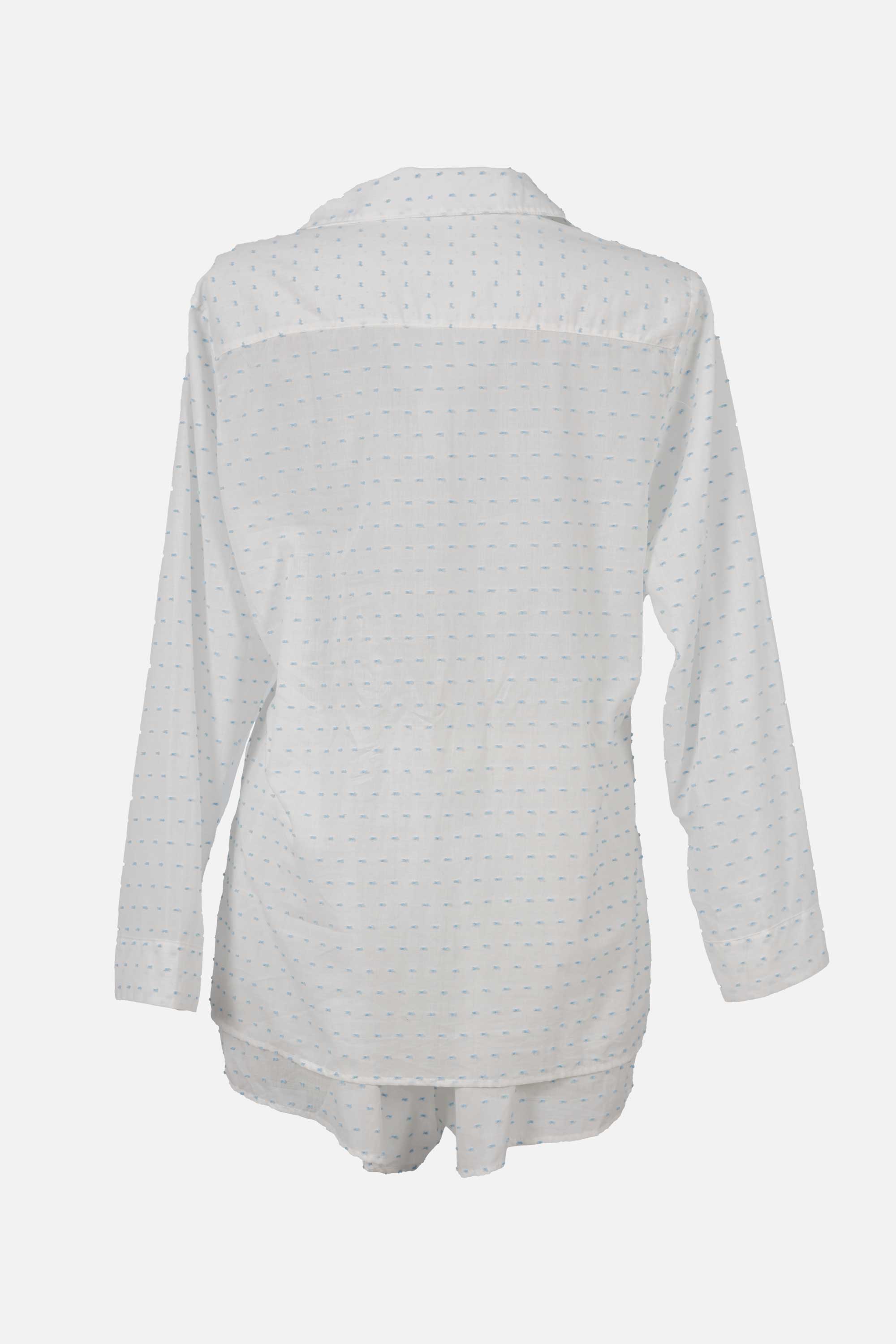 PIJAMA SHORT MANGA LARGA ALGODON ELLIPSE CONTINUIDAD