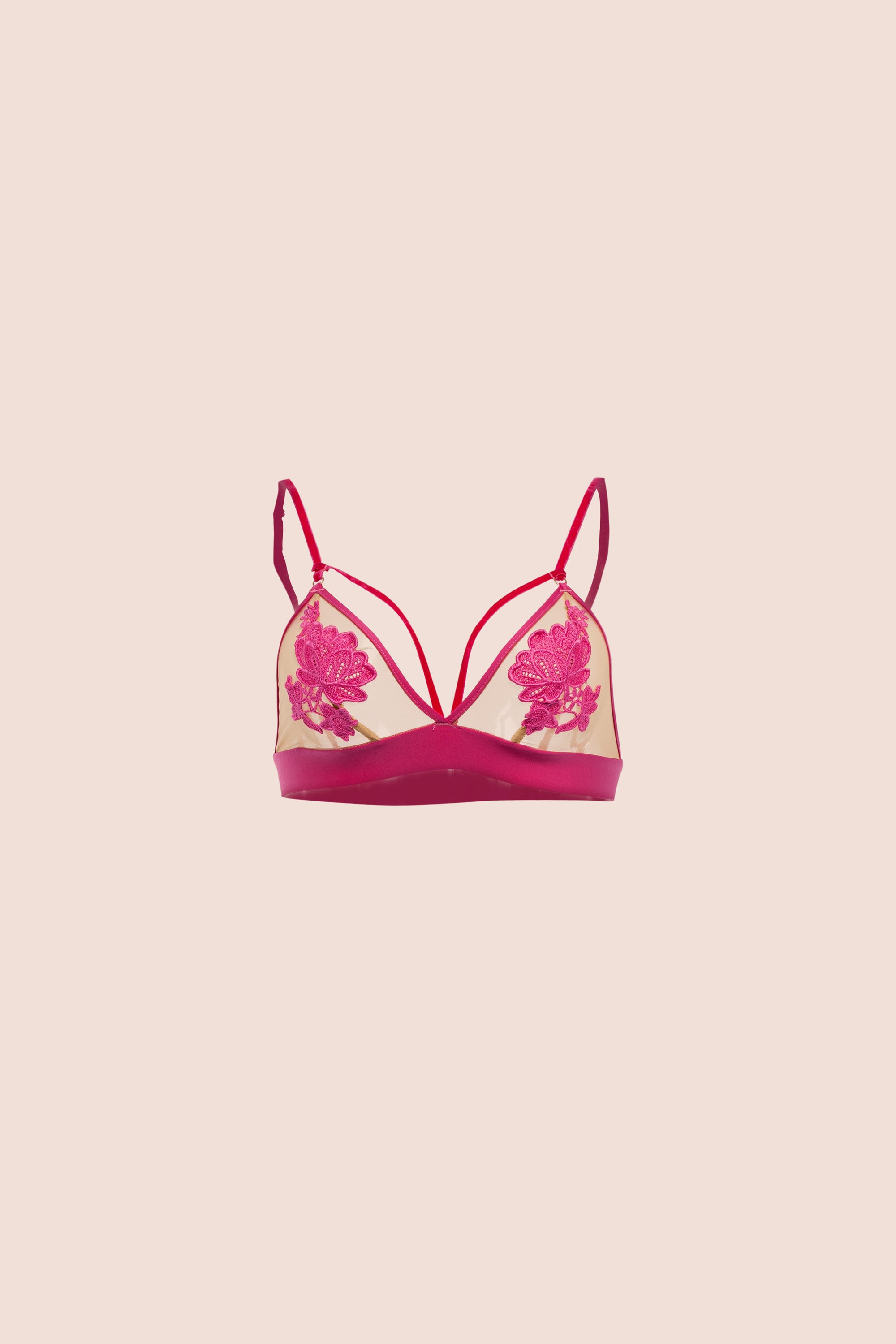 BRALETTE ELLIPSE SEXY DELUXE AMOR Y AMISTAD ROSADO