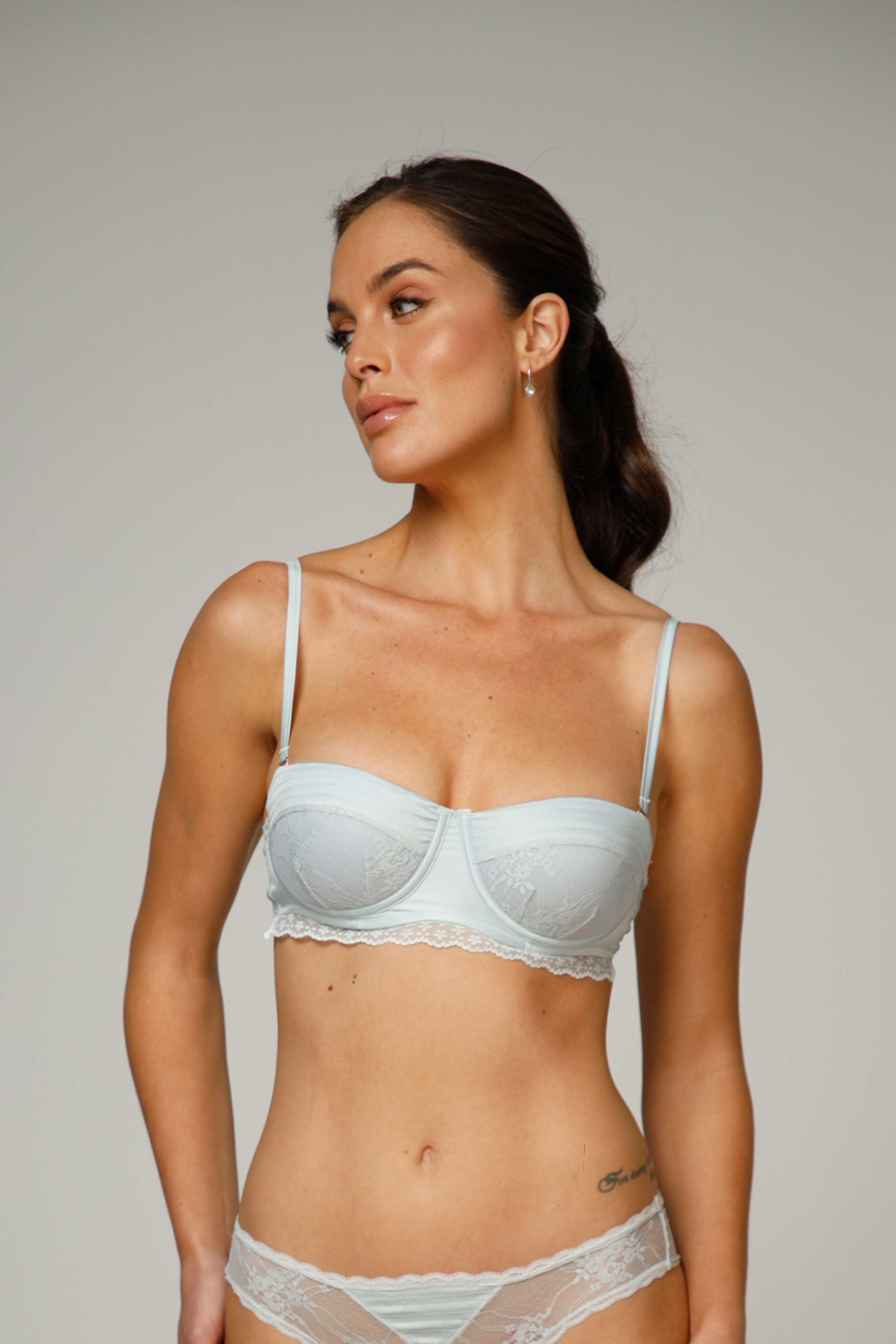 STRAPLESS ELLIPSE ORIGEN AZUL CLARO