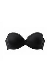STRAPLESS ELLIPSE GLOWY & SILKY NEGRO