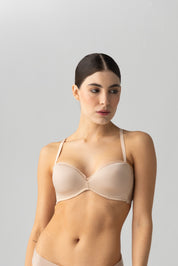 STRAPLESS ELLIPSE GLOWY & SILKY PIEL