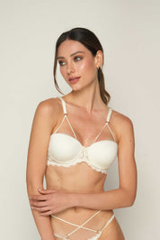 STRAPLESS ELLIPSE CONTINUIDAD MARFIL