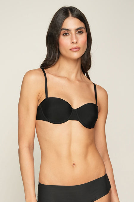 BRASIER STRAPLESS ELLIPSE ESENCIAL NEGRO