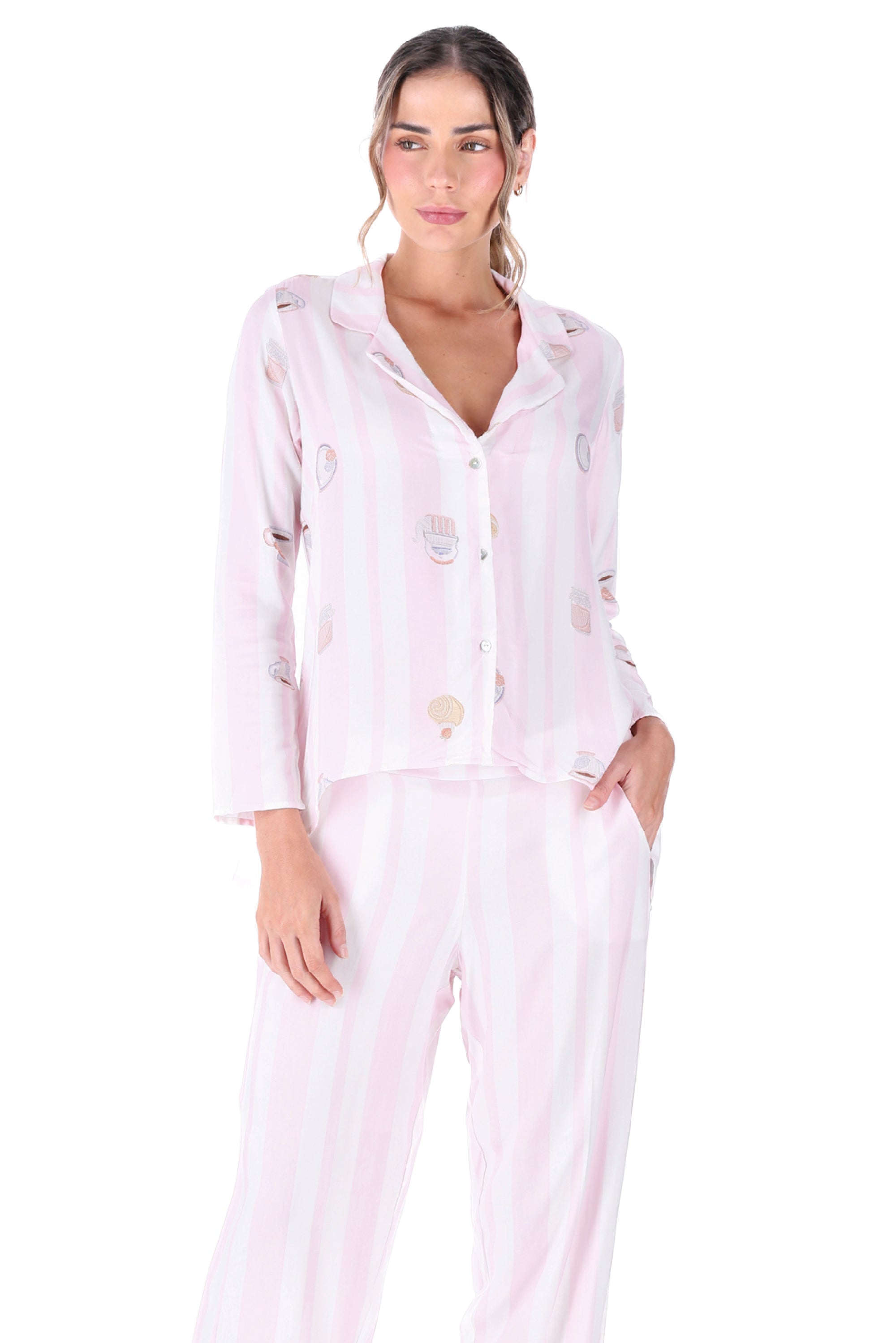 PIJAMA PANTALON ELLIPSE SOÑADORA ESTAMPADO