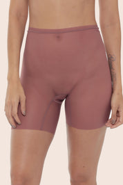 PANTY CICLISTA ELLIPSE EN TUL INVISIBLE ULTRA COMODO ALMA LIMPIA MARRON