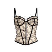 CORSET ELLIPSE BORDADO NEGRO