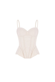 CORSET LISO ELLIPSE AURA PERLA
