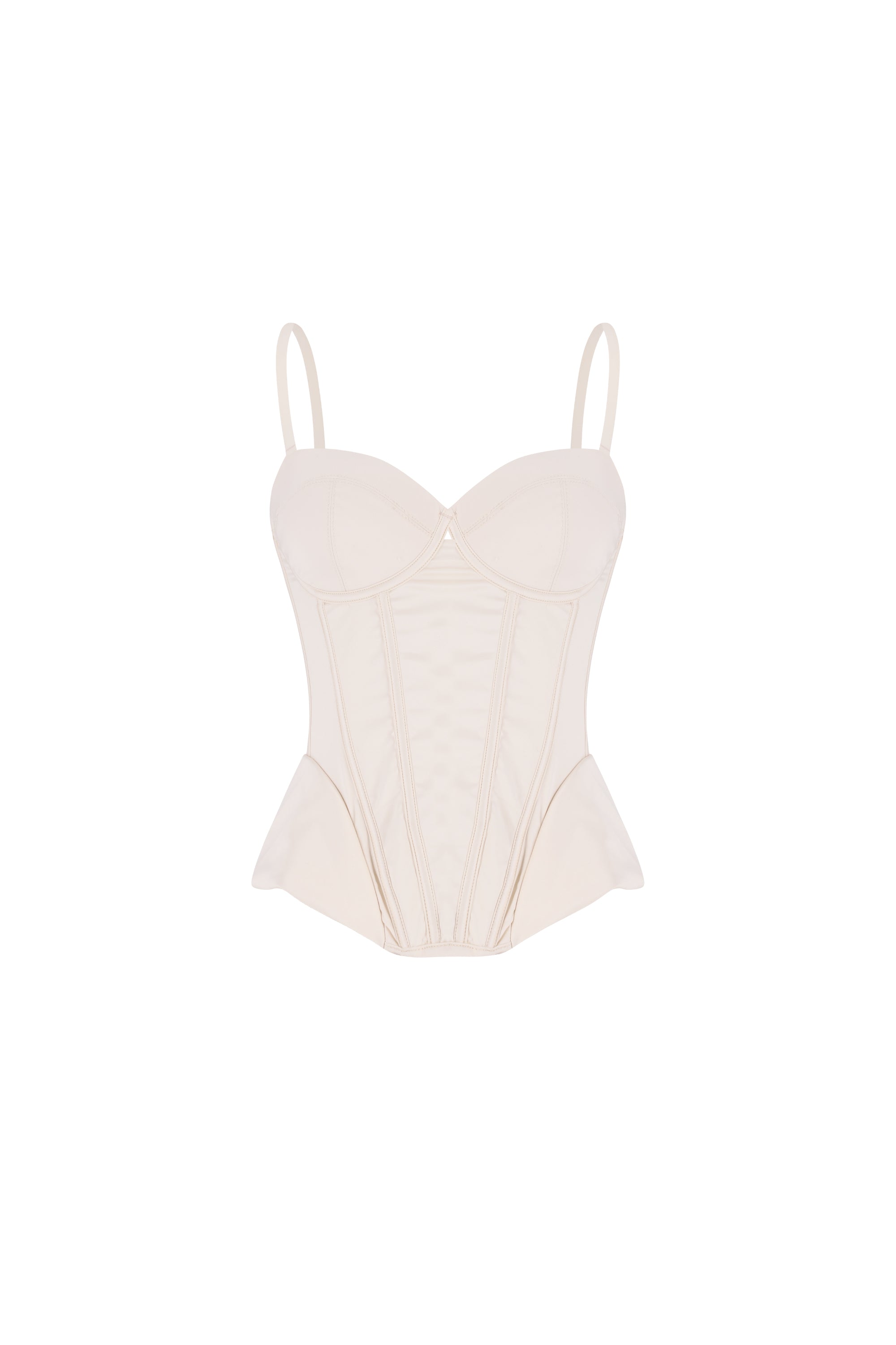 CORSET LISO ELLIPSE AURA PERLA