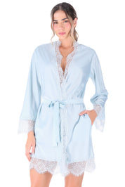 KIMONO NOVIAS ELLIPSE AURA AZUL AZUL CLARO