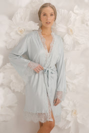KIMONO NOVIAS ELLIPSE AURA AZUL AZUL CLARO