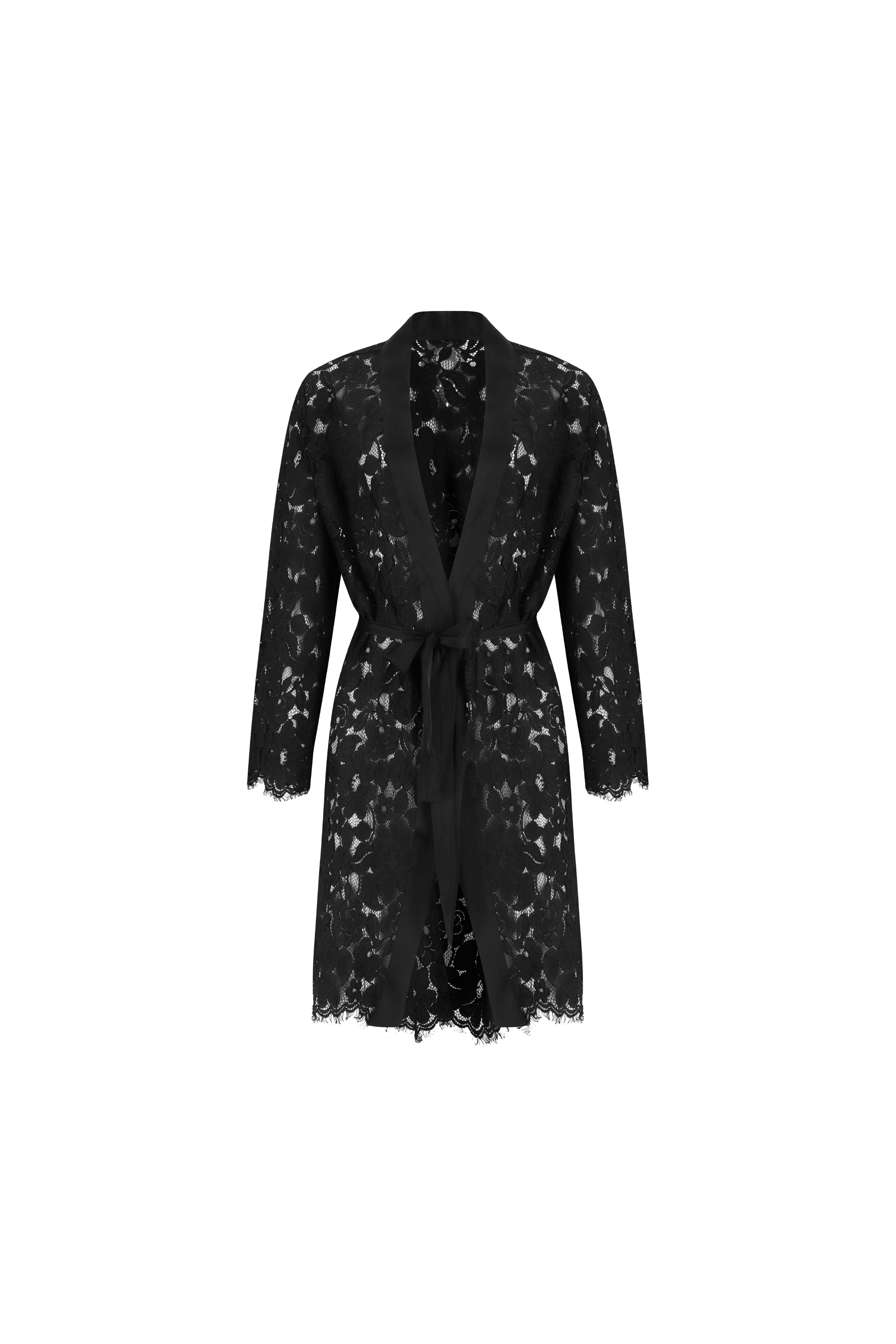 KIMONO NOVIAS ELLIPSE AURA NEGRO NEGRO