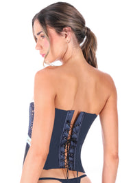 CORSET ELLIPSE AURA AZUL