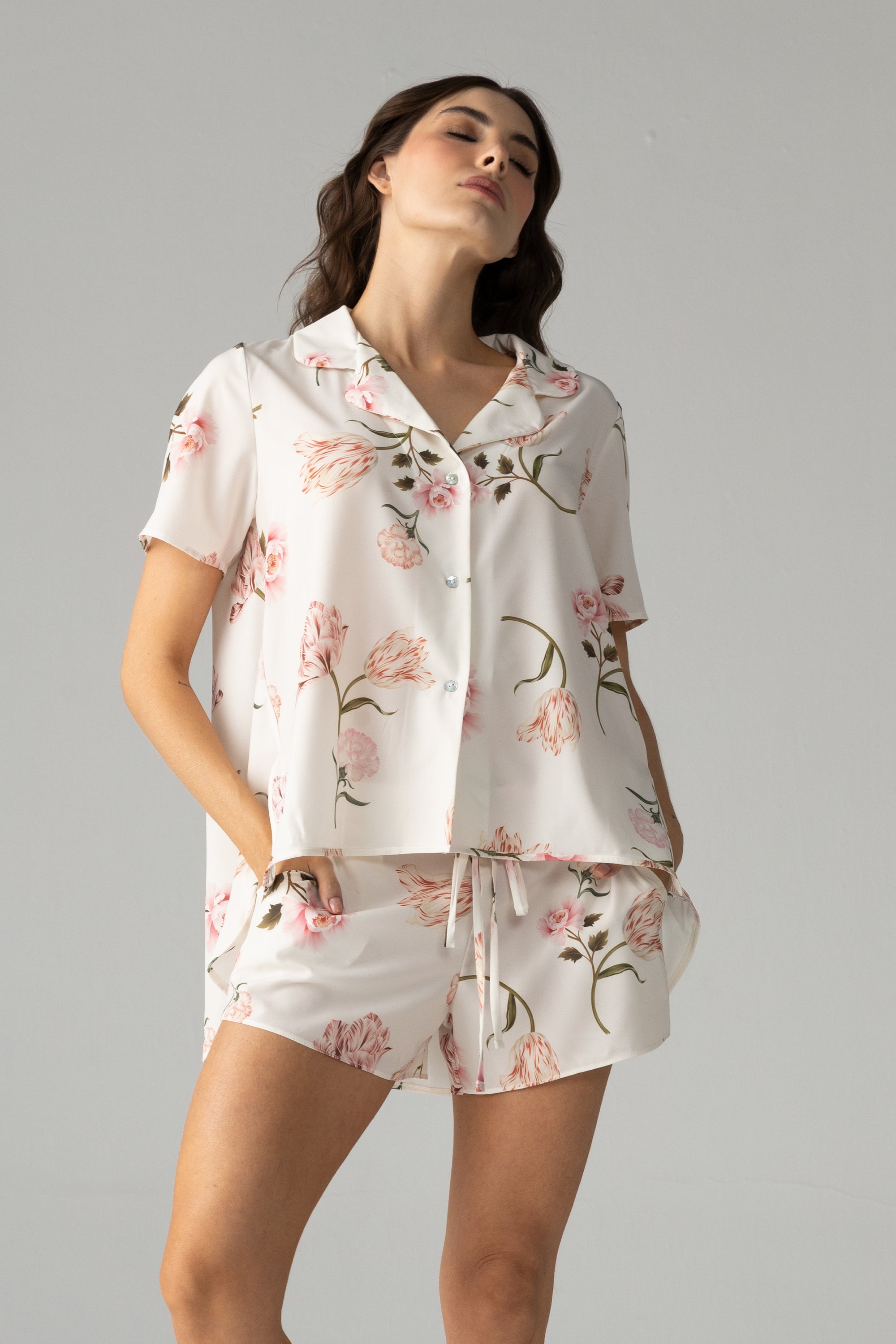 PIJAMA SHORT ELLIPSE CEREZOS ESTAMPADO