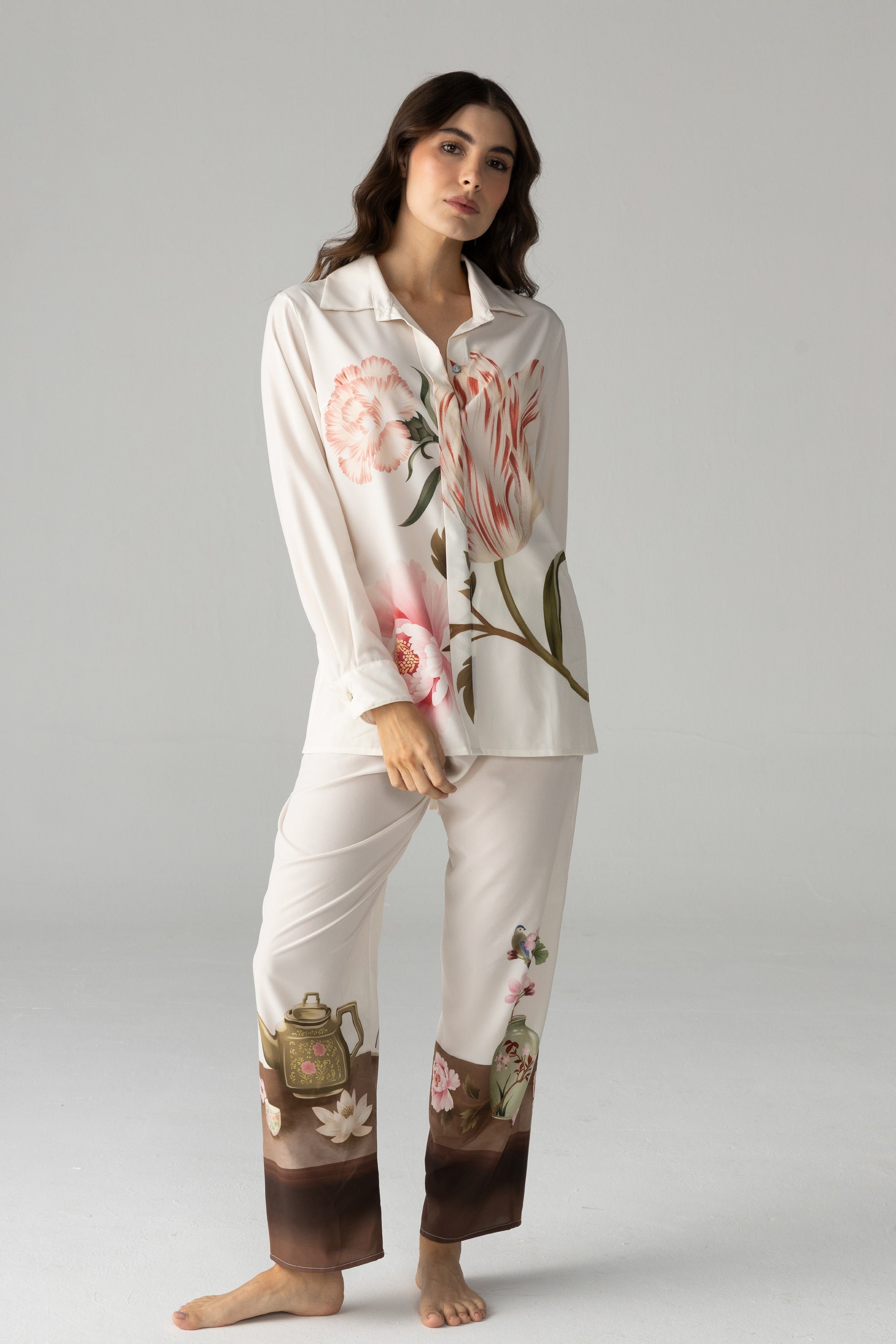 PIJAMA PANTALON ELLIPSE CEREZOS ESTAMPADO