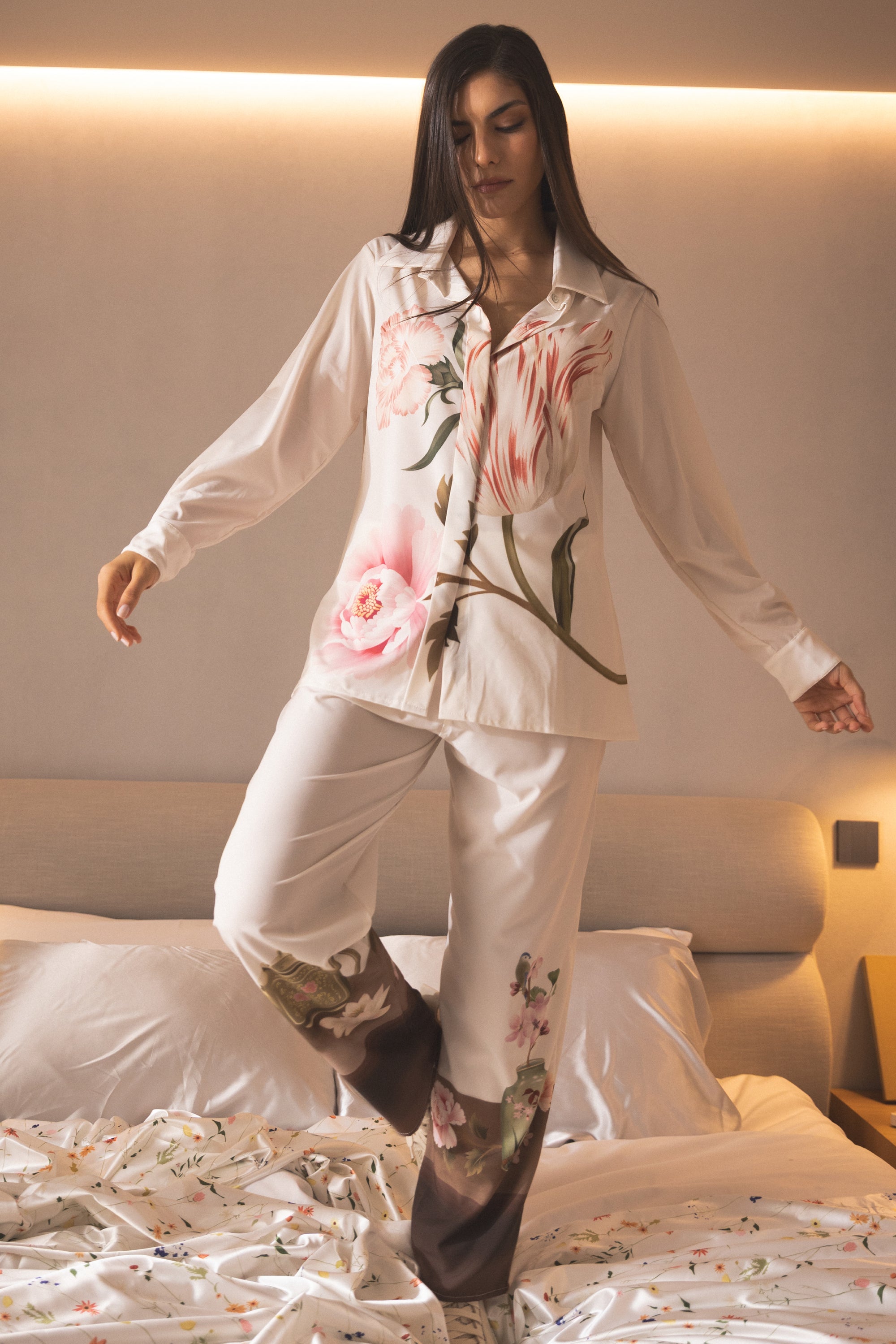 PIJAMA PANTALON ELLIPSE CEREZOS ESTAMPADO