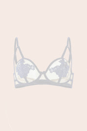 BRASIER CON ARO SIN COPA ELLIPSE SENSUAL DELUXE CRUDO