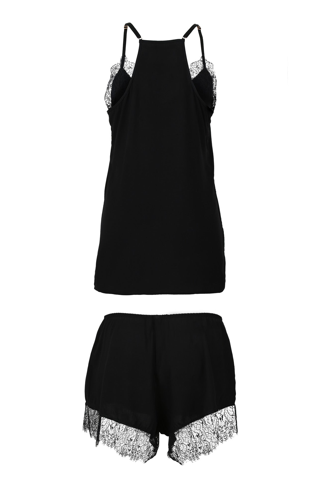 PIJAMA SHORT ELLIPSE ULTRA CÓMODA NEGRA MEMORABLE