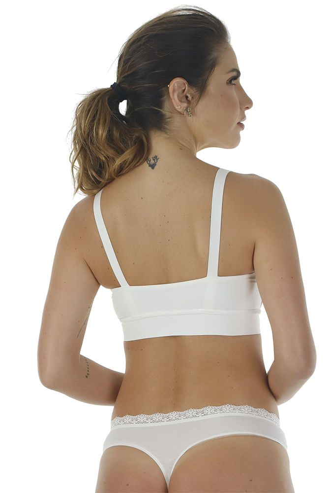TOP LISO ELLIPSE CON COPA SIN ARCO CRUDO MICROMODAL