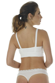 TOP LISO ELLIPSE CON COPA SIN ARCO CRUDO MICROMODAL