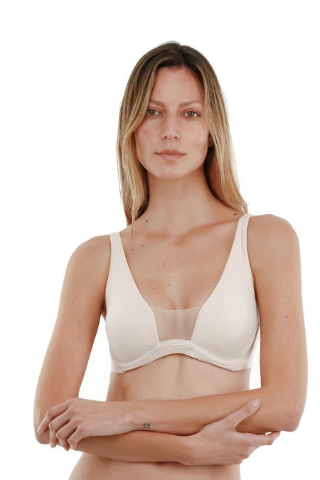 BRASIER ELLIPSE CON ARCO SEXY E INVISIBLE PIEL  LLENA DE ALMA