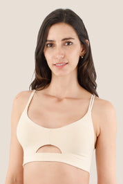 TOP BALANCE ELLIPSE LISO CON ESPALDA DEPORTIVA TOTAL COMODIDAD PIEL