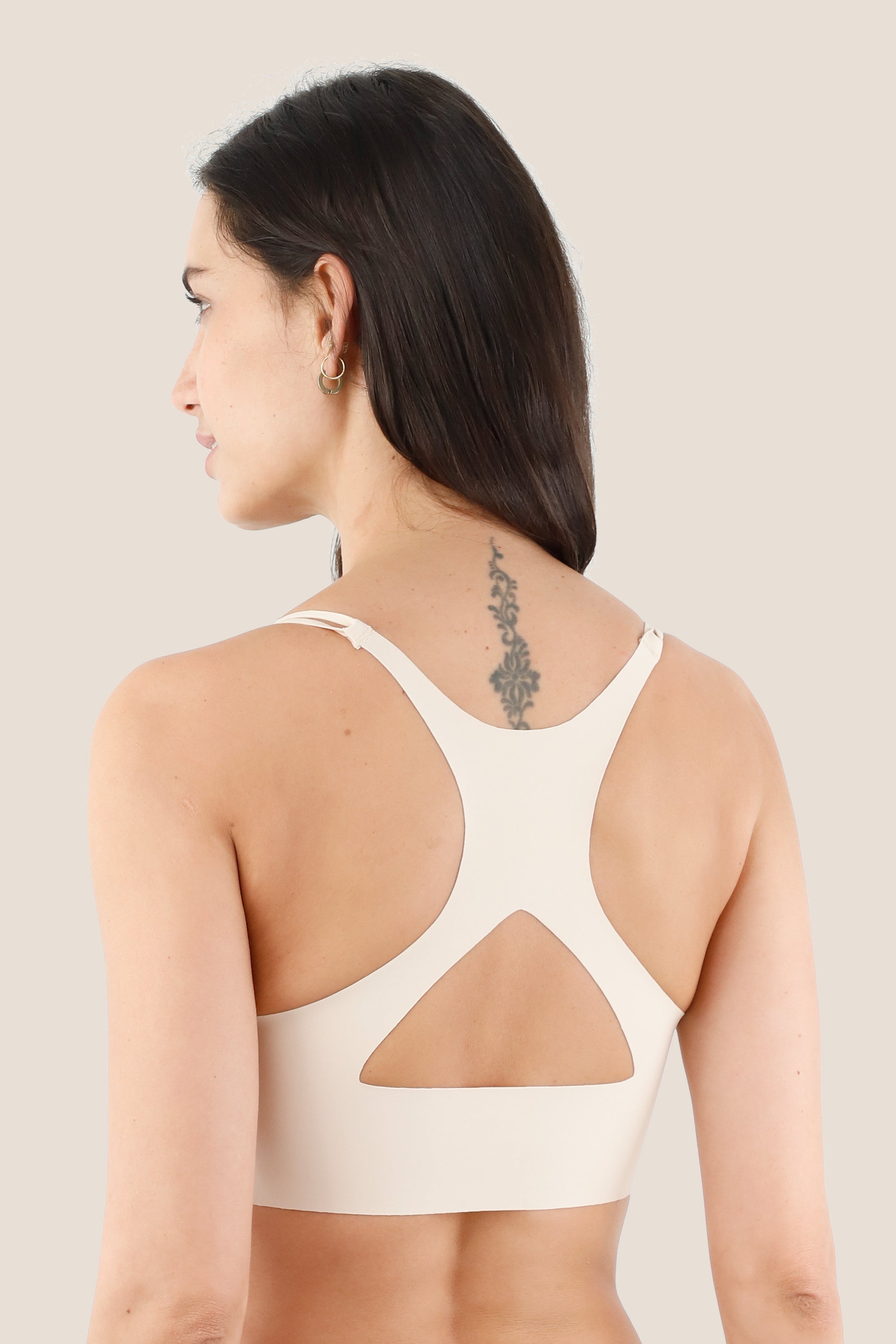 TOP BALANCE ELLIPSE LISO CON ESPALDA DEPORTIVA TOTAL COMODIDAD PIEL