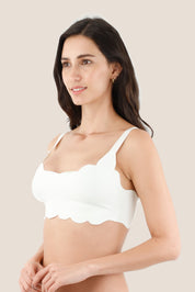 TOP ZERO ELLIPSE LISO SIN ENCAJE ULTRA COMODO CRUDO