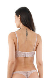 BRASIER ARO SIN COPA ELLIPSE EN ENCAJE RESPIRAR ORQUIDEA