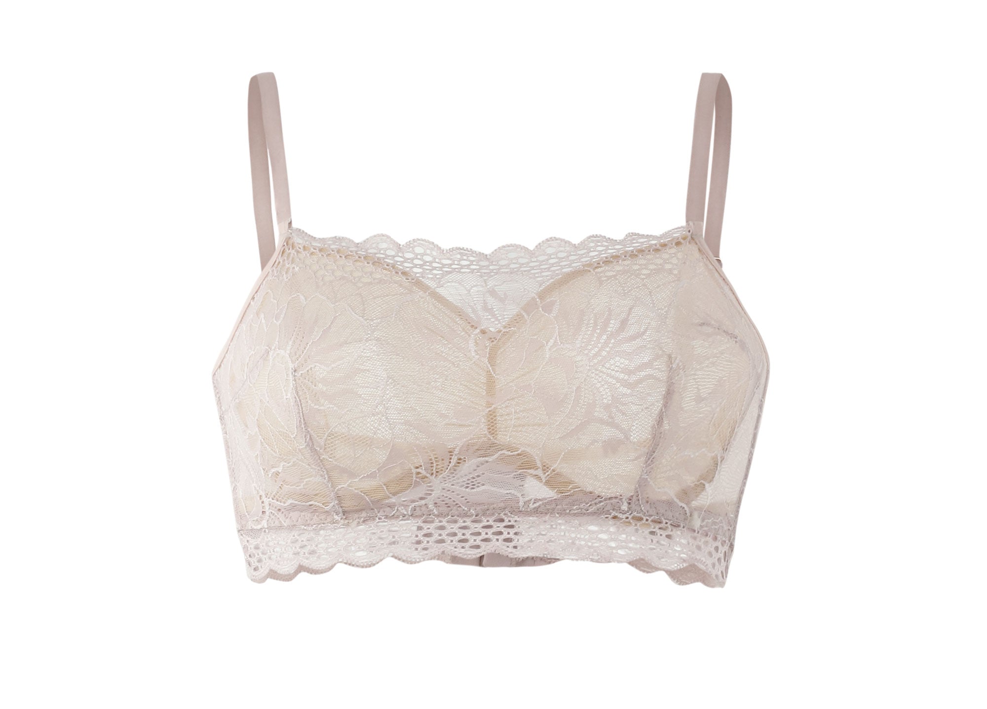 BRASIER ARO SIN COPA ELLIPSE EN ENCAJE RESPIRAR ORQUIDEA